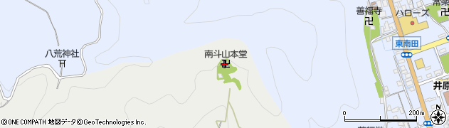 南斗山本堂周辺の地図