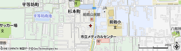 セブンイレブン天理杉本町店周辺の地図