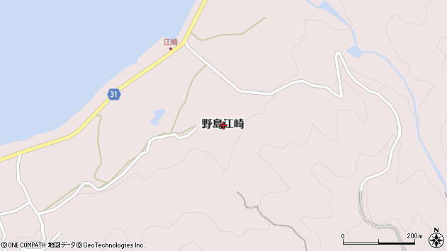 〒656-1725 兵庫県淡路市野島江崎（その他）の地図