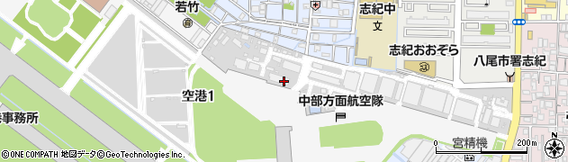 自衛隊　大阪地方協力本部・八尾募集案内所周辺の地図