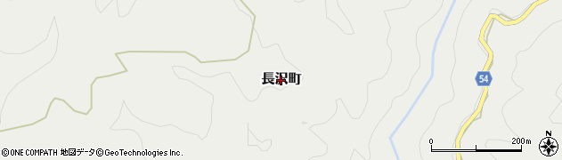 島根県益田市長沢町周辺の地図
