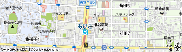 サイゼリヤ あびこ駅前店周辺の地図