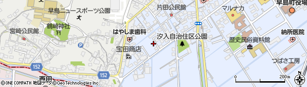 岡山県都窪郡早島町前潟1075周辺の地図