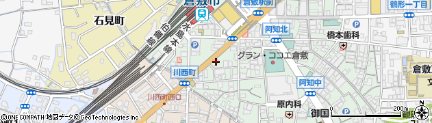 日産レンタカー倉敷駅前店周辺の地図