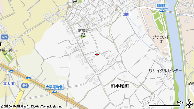 〒515-0803 三重県松阪市町平尾町の地図