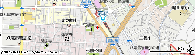 池田泉州銀行八尾支店 ＡＴＭ周辺の地図