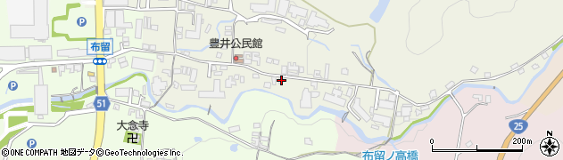 奈良県天理市豊井町182周辺の地図