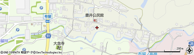 奈良県天理市豊井町178周辺の地図