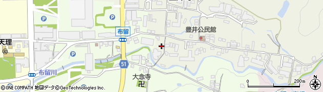 奈良県天理市豊井町143周辺の地図