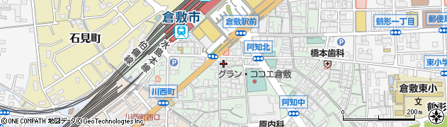 タイムズカー倉敷駅前店周辺の地図