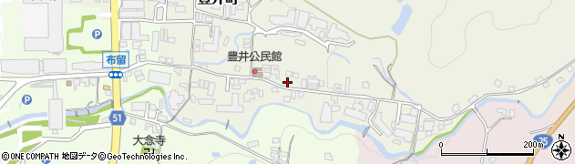 奈良県天理市豊井町269周辺の地図