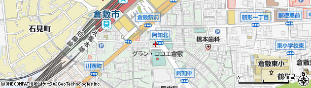 ｉＰｈｏｎｅ修理のクイックフィックス　倉敷駅前店周辺の地図