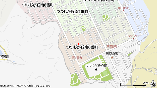 〒518-0426 三重県名張市つつじが丘南６番町の地図