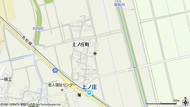 〒515-2123 三重県松阪市上ノ庄町の地図