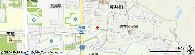 奈良県天理市豊井町135周辺の地図