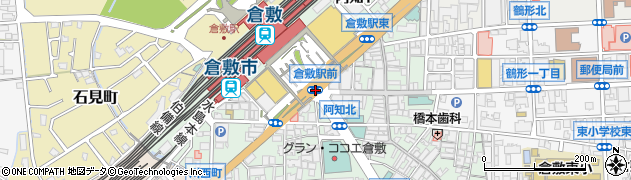 倉敷駅前周辺の地図