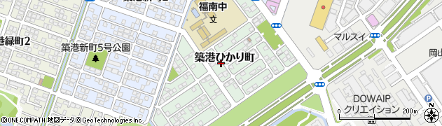 岡山県岡山市南区築港ひかり町周辺の地図