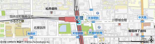 南都銀行ＪＲ天理駅 ＡＴＭ周辺の地図