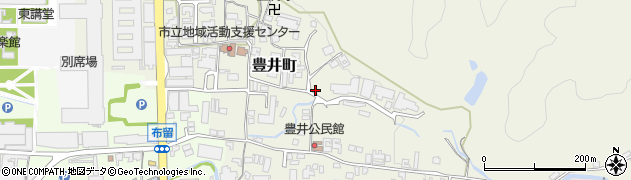 奈良県天理市豊井町98周辺の地図