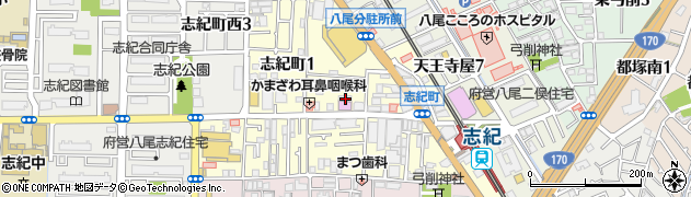ヘアーアートジュース 志紀(Hair art Juice.)周辺の地図