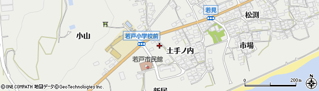 愛知県田原市若見町新居周辺の地図