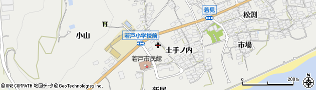 愛知県田原市若見町（新居）周辺の地図