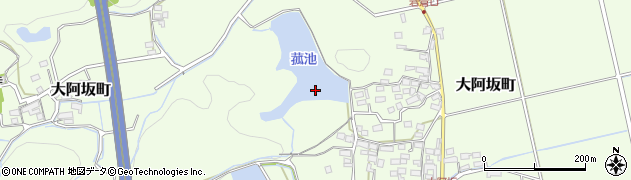 菰池周辺の地図