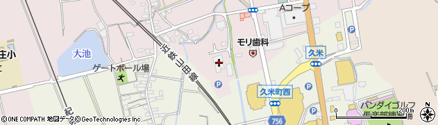 三重県松阪市市場庄町1098周辺の地図