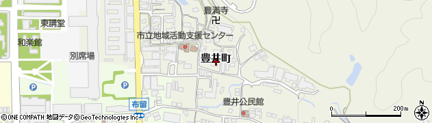 奈良県天理市豊井町93周辺の地図