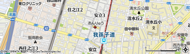 大阪府大阪市住之江区安立周辺の地図