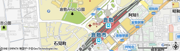 タイムズ倉敷駅北口時間制駐車場周辺の地図