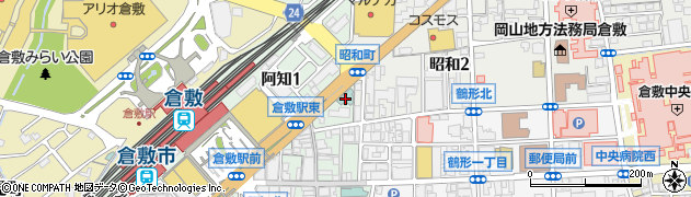 エリシオン倉敷周辺の地図