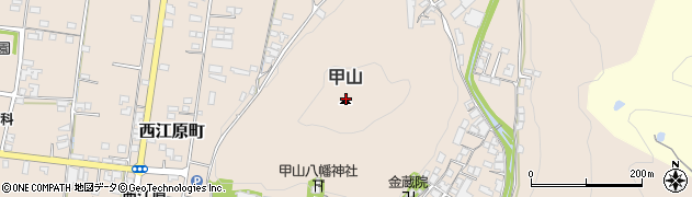 甲山周辺の地図