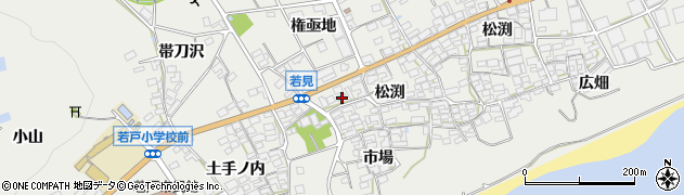 愛知県田原市若見町権亟地46周辺の地図