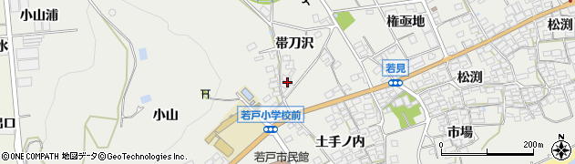 愛知県田原市若見町帯刀沢27周辺の地図