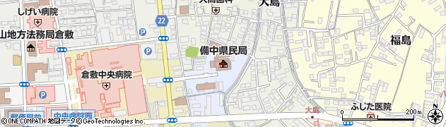 岡山県備中県民局　税務部収税課収税第三班周辺の地図