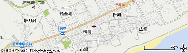 愛知県田原市若見町市場8周辺の地図