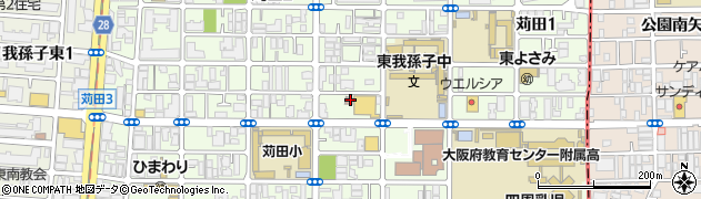 苅田北福祉会館周辺の地図