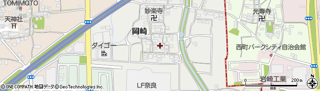 奈良県生駒郡安堵町岡崎520周辺の地図
