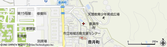 奈良県天理市豊井町382周辺の地図