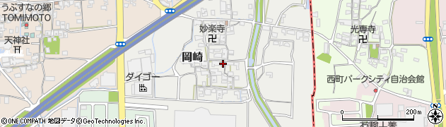 奈良県生駒郡安堵町岡崎567周辺の地図