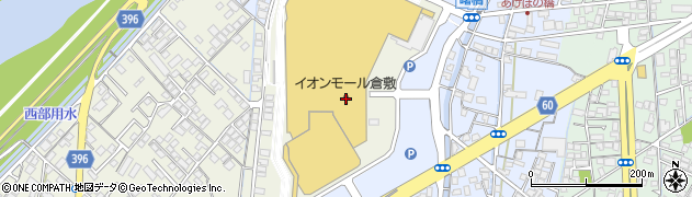 大戸屋イオンモール倉敷店周辺の地図
