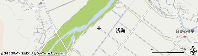 岡山県矢掛町（小田郡）浅海周辺の地図