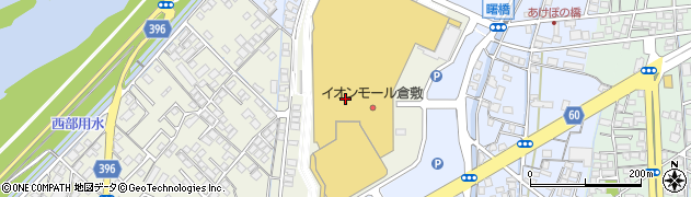 イオンモール倉敷　ファッション２階ＢＲＥＥＺＥ周辺の地図
