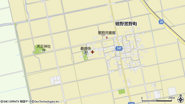 〒515-2334 三重県松阪市嬉野黒野町の地図