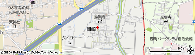 奈良県生駒郡安堵町岡崎577周辺の地図