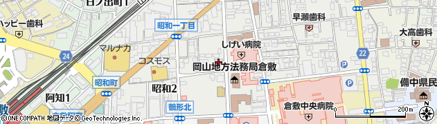 岡本栄法律事務所周辺の地図