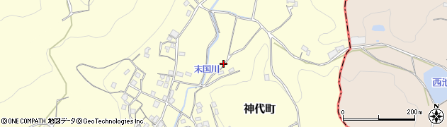 岡山県井原市神代町254周辺の地図