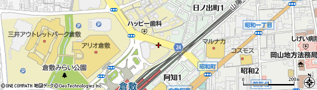 岡山県倉敷市寿町周辺の地図