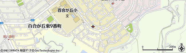 三重県名張市百合が丘東８番町93周辺の地図